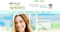 Desktop Screenshot of byrdsmiles.com