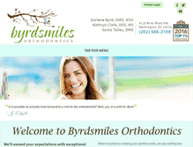 Tablet Screenshot of byrdsmiles.com
